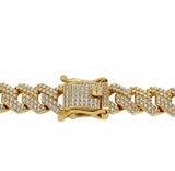 12mm Prong Set Cuban Link Chain