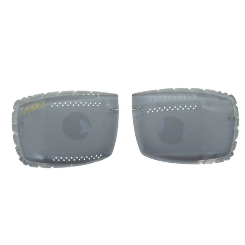 Smoke Gray Diamond Cut Lenses for Acetate Frames