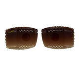 Brown Diamond Cut Lenses for Acetate Frames