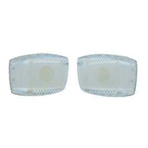 Clear Diamond Cut Lenses for Big C Frames