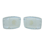 Clear Diamond Cut Lenses for Big C Frames