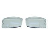 Clear Diamond Cut Lenses for Big C Frames