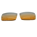 Orange Sunset Diamond Cut Lenses for Big C Frames