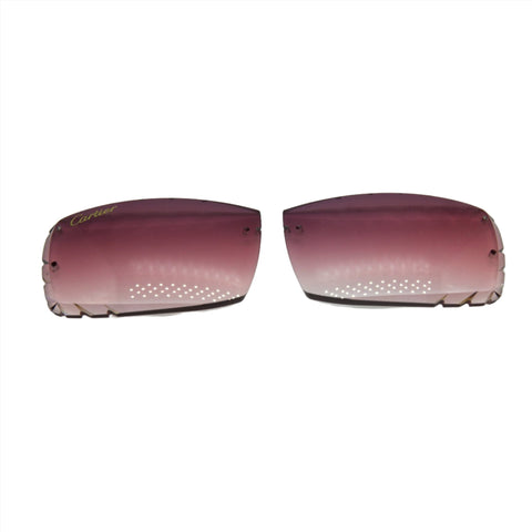Pink Diamond Cut Lenses for Big C Frames
