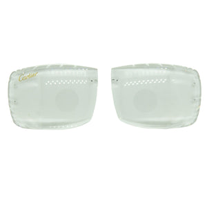 Clear Diamond Cut Lenses for Big C Frames