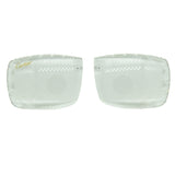 Clear Diamond Cut Lenses for Big C Frames