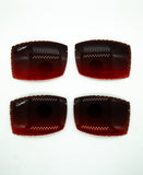 Burgundy Smoke Tint Lenses for Acetate Frames