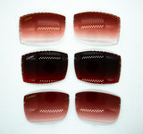Burgundy Smoke Tint Lenses for Acetate Frames