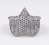 Iced Out Star Ring