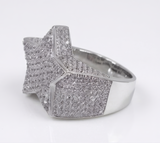 Iced Out Star Ring